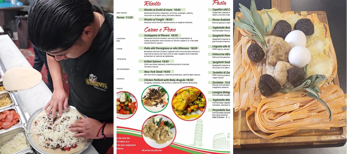 IL Bambino Menu