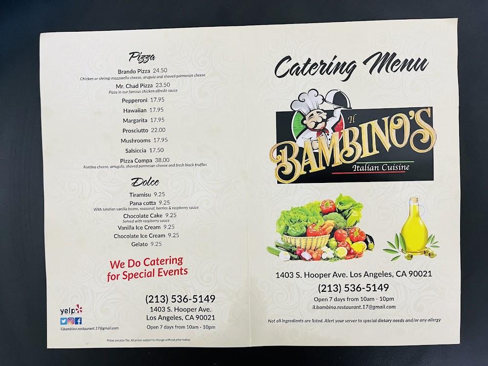 IL Bambino Menu image 3