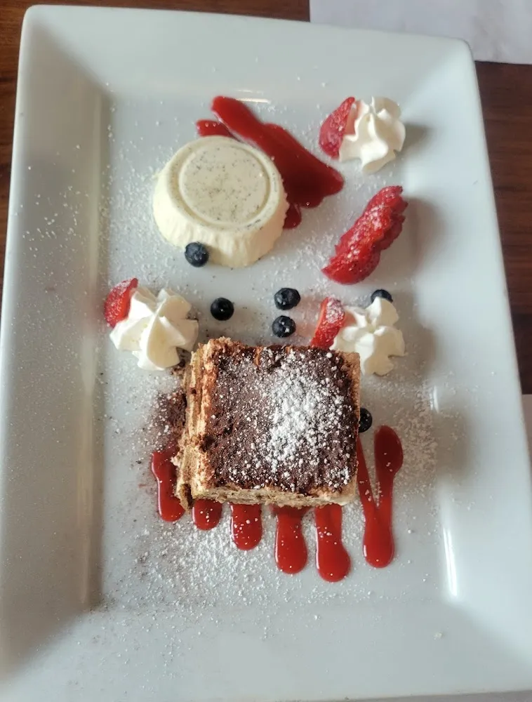 Panna Cotta and Tiramisu